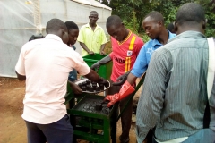 Youth-training-in-briquettes-production-in-Buwenge-Jinja